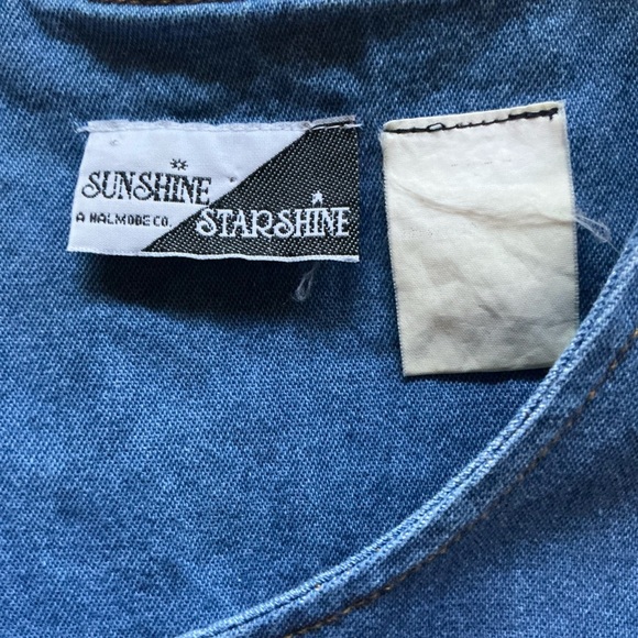 Vintage 90s denim maxi dress - Picture 2 of 8